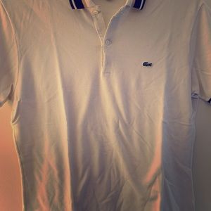 White polo Lacoste